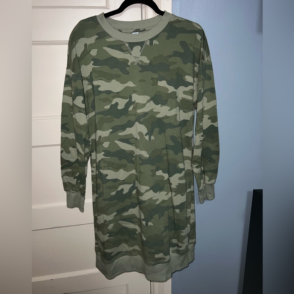 Old Navy T-Shirt camo dress
